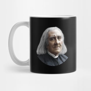 Composer Franz Liszt Portrait - 1886 - Colorized Mug